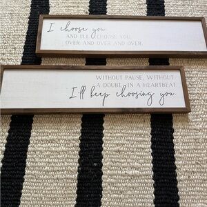 Hobby Lobby Brown and White Picture Frames